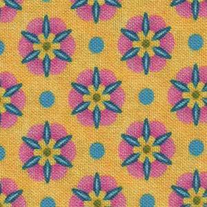 Make Today Beautiful - Orange Floral | Quilting Treasures 29192-S