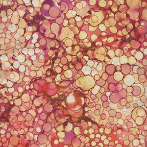 Bliss Basics - Peach Geometric Fat Quarter by Northcott