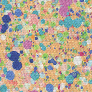 Modern Mushrooms - Mod Splatter Orange | Benartex 16473-37