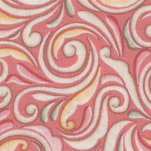 Regal Rose - Peach Geometric | Maywood Studio 10687-P