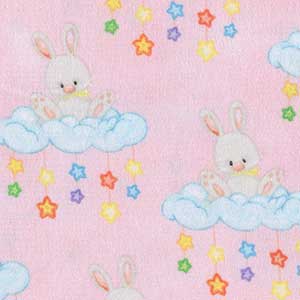 Comfy Prints Flannel - Pink Fat Quarter by AE Nathan