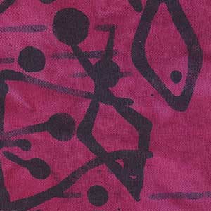 Creative Batiks - Pink Geometric Fat Quarter | Batik Textiles 5713