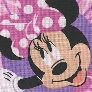 Minnie Icon Badge - Pink Floral | Miscellaneous 80150-PINK