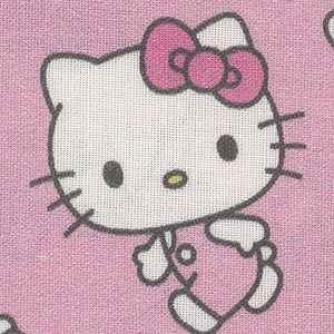 Hello Kitty Pink Sweet - Pink Novelty Fat Quarter | Miscellaneous 24275-PINK