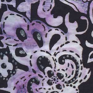 Banyan Lustre - Purple Floral Fat Quarter | Northcott 81221-80