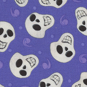 WITCH'S NIGHT OUT - Purple Halloween Fat Quarter | Henry Glass 754G-55