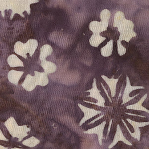 Banyan Batiks - Purple Floral Fat Quarter | Northcott 83124-84