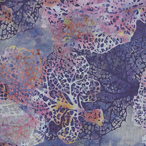 Hoffman Batik - Purple Floral Fat Quarter by Hoffman California