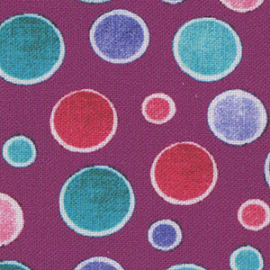 Sunshine Cats - Purple Geometric Fat Quarter | Benartex 13483-65