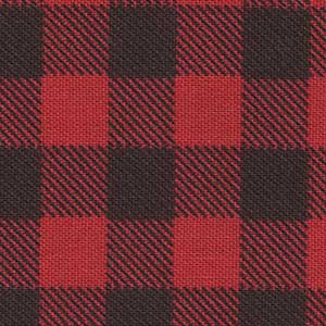 Essentials Buffalo Check - Red Geometric Fat Quarter | Wilmington Prints 39148-339