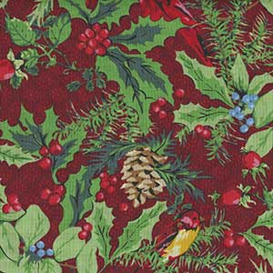 Joyful - Red Christmas Fat Quarter by Maywood Studio