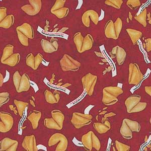 Order Up - Red Novelty Fat Quarter by Quilting Treasures