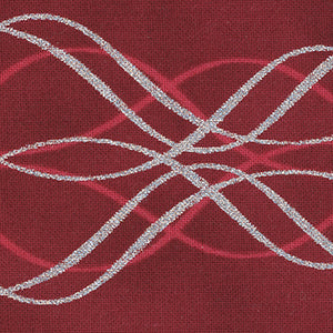 Hoffman Print - Crimson/Silver | Hoffman California 7792-10S