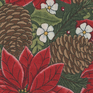 Holly Berry Tree Farm - Red Christmas Fat Quarter | Moda 56031-13