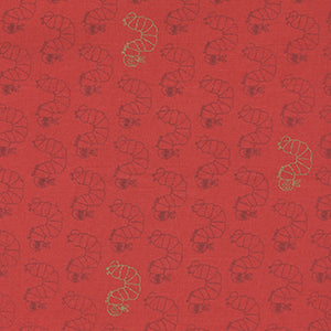 The VHC 50th Anniversary - Red Novelty Fat Quarter by Andover
