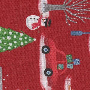 Christmas Miniatures II - Red Christmas Fat Quarter | P&B Textiles 04722-R