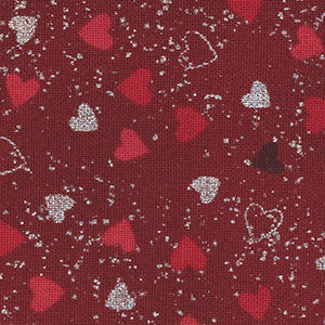 We Love Christmas 2025 Metallic - Red Blender Fat Quarter | Blank Quilting 4592-424