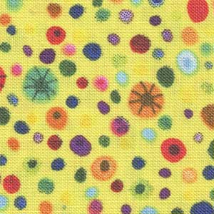 Essentials Glass Beads - Yellow Geometric Fat Quarter | Wilmington Prints 77664-553