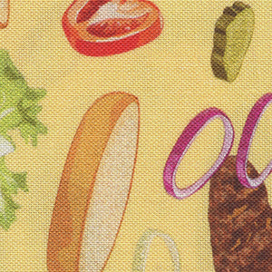 Backyard BBQ - Gold Novelty | Quilting Treasures 29585-S