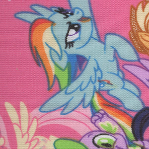 Ponies Spandex - Pink Novelty 60" Wide | Camelot Fabrics 95010101K-01