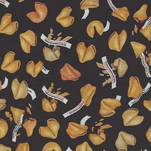 Order Up - Black Novelty by Quilting Treasures