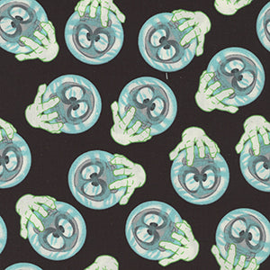 Creepy & Kooky Glow - Gray Halloween by Blank Quilting