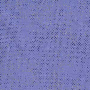 Spotted Metallic - Steel Blue by Moda