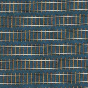 Locomotion - Blue Geometric by Quilting Treasures
