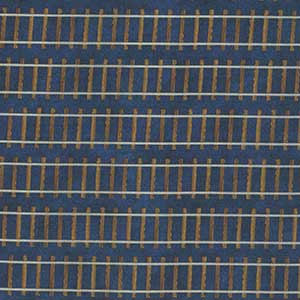 Locomotion - Blue Geometric by Quilting Treasures