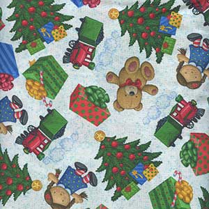 Jolly Ol' Santa - Blue Christmas by Quilting Treasures