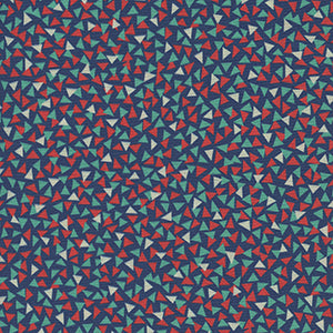 Audrey - Blue Geometric by Quilting Treasures