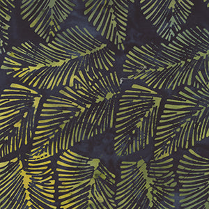 Bali Island Batiks - Blue Floral by Island Batiks