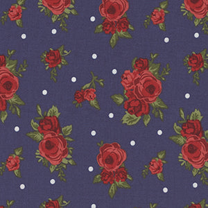 Summertime Daydream - Blue Floral by Wilmington Prints