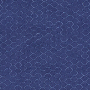 Country Blue - Blue Geometric by Wilmington Prints