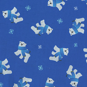 Arctic Friends - Polar Bear Club Royal by Benartex