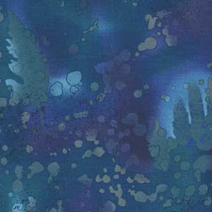Fossil Fern - Bluebell by Benartex