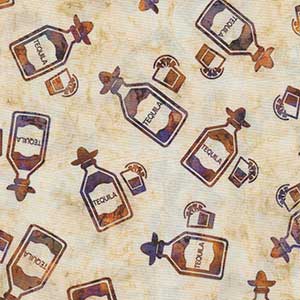 Cocktail Hour - Cream Novelty by Quilting Treasures