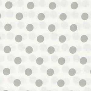 Dots & Stripes - White Geometric by Quilting Treasures