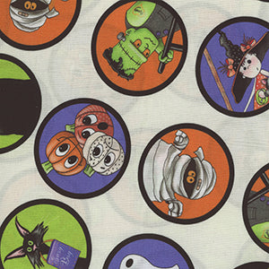 Spooktacular - Cream Halloween by Quilting Treasures