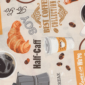 Coffee Shop - Cream Novelty Fat Quarter by Windham Fabrics