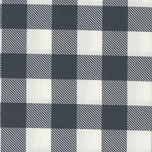 Buffalo Check - White Geometric by Miscellaneous