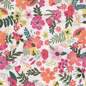 Floral Pets - Cream Floral by Free Spirit