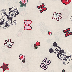 Mickey Minnie Icons - Cream Novelty by Miscellaneous