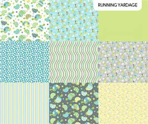 Itsy Bitsy Project Pieces - Green Blender by Northcott
