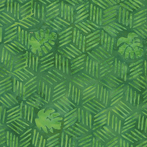 Puravida - Green Geometric by Anthology Fabrics