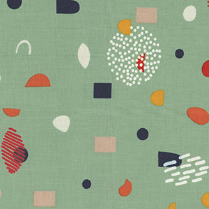 Frisky - Green Geometric by Moda