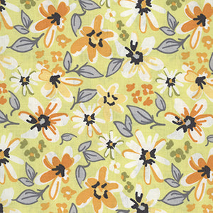 Patch Of Sunshine - Green Floral by Wilmington Prints
