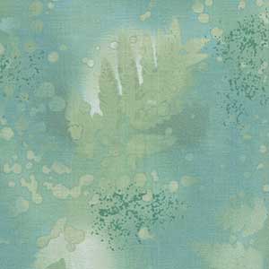 Fossil Fern - Sea Crystal by Benartex