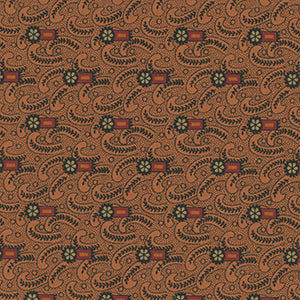 Spice Market - Orange Floral by Andover