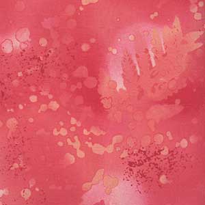 Fossil Fern - Pink Mango by Benartex